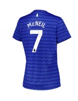 Everton Dwight McNeil #7 Domácí Dres pro Dámské 2025-26 Krátký Rukáv
